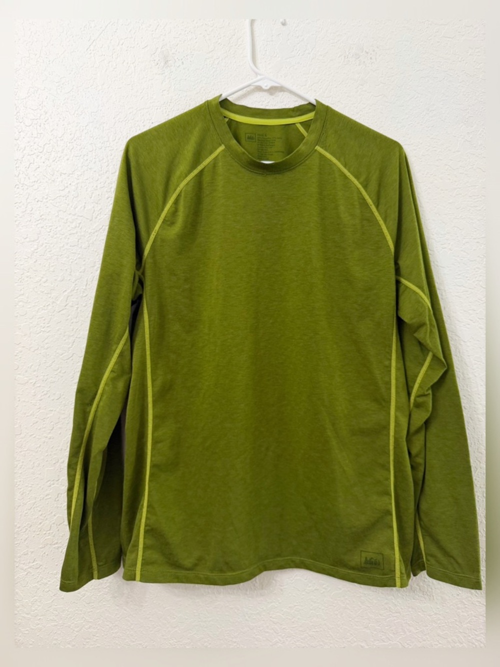 REI Men's Long Sleeve Performance Top - Green - L